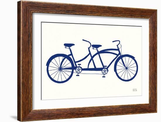 Lets Cruise Bicycle-Michael Mullan-Framed Art Print