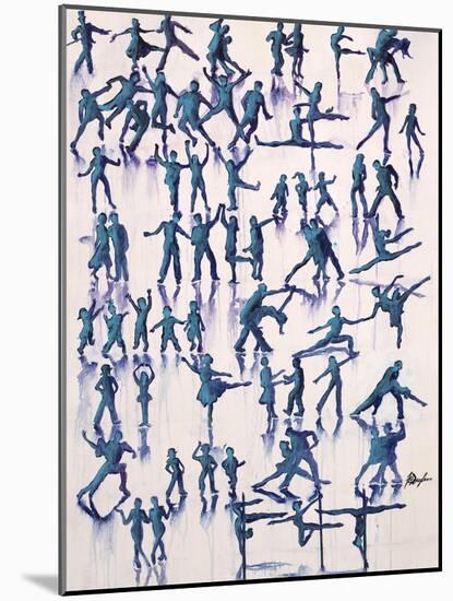 Lets Dance Everyday-Farrell Douglass-Mounted Giclee Print