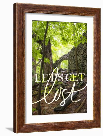Lets Get Lost-Kimberly Glover-Framed Giclee Print