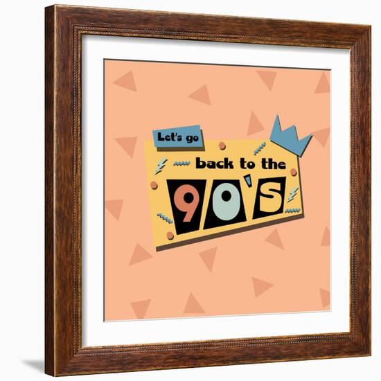 Lets Go Back-Adebowale-Framed Art Print