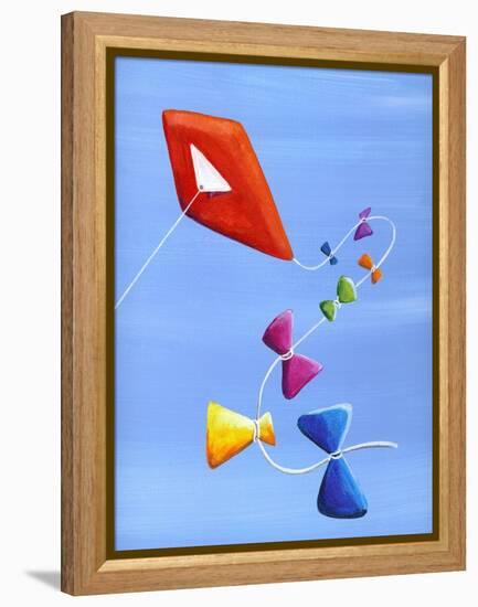 Lets Go Fly a Kite-Cindy Thornton-Framed Stretched Canvas