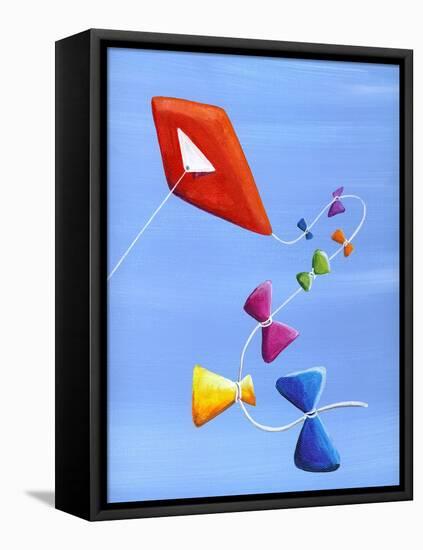 Lets Go Fly a Kite-Cindy Thornton-Framed Stretched Canvas