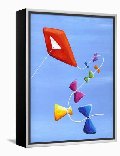 Lets Go Fly a Kite-Cindy Thornton-Framed Stretched Canvas