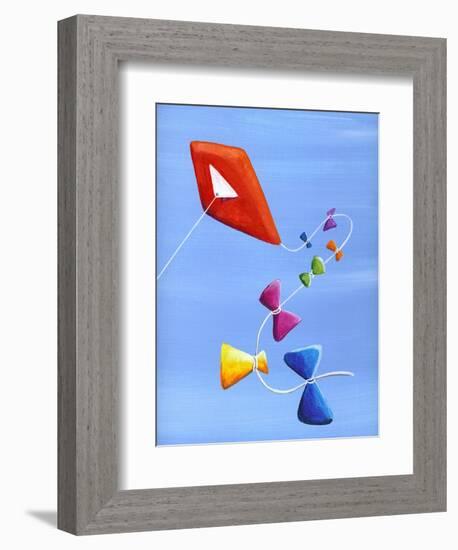 Lets Go Fly a Kite-Cindy Thornton-Framed Art Print