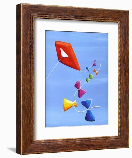 Lets Go Fly a Kite-Cindy Thornton-Framed Art Print