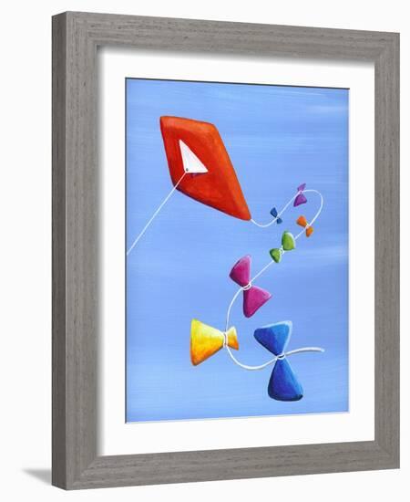 Lets Go Fly a Kite-Cindy Thornton-Framed Art Print