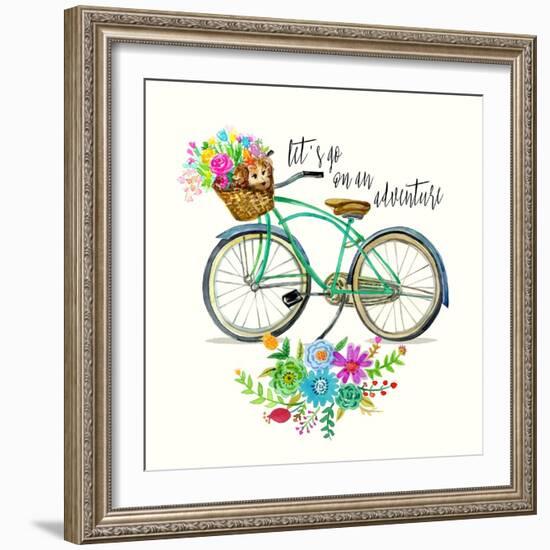 Lets Go on an Adventure!-Jin Jing-Framed Art Print