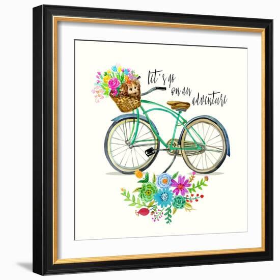 Lets Go on an Adventure!-Jin Jing-Framed Art Print