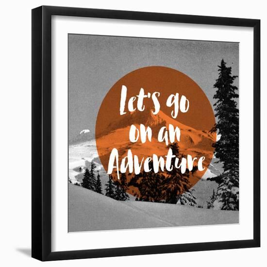 Lets Go on an Adventure-null-Framed Giclee Print