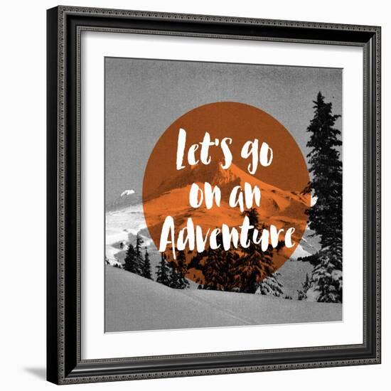 Lets Go on an Adventure-null-Framed Giclee Print