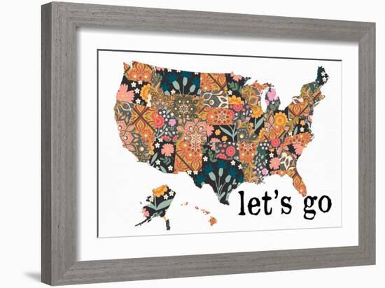 Lets Go-Kimberly Allen-Framed Art Print