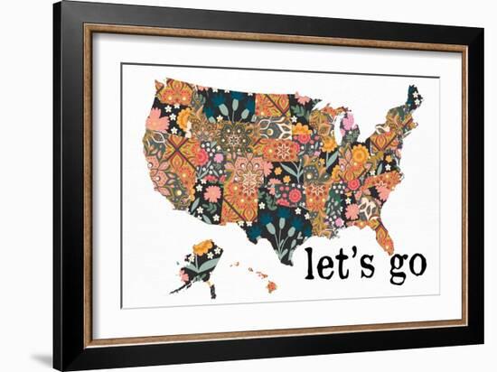 Lets Go-Kimberly Allen-Framed Art Print