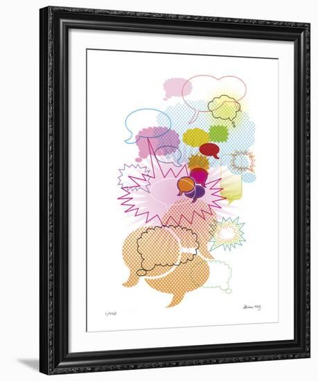 Lets Talk-Adrienne Wong-Framed Giclee Print