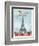 Lets Travel To Paris-Jace Grey-Framed Art Print