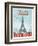 Lets Travel To Paris-Jace Grey-Framed Art Print