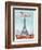 Lets Travel To Paris-Jace Grey-Framed Art Print