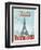 Lets Travel To Paris-Jace Grey-Framed Art Print