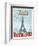 Lets Travel To Paris-Jace Grey-Framed Art Print