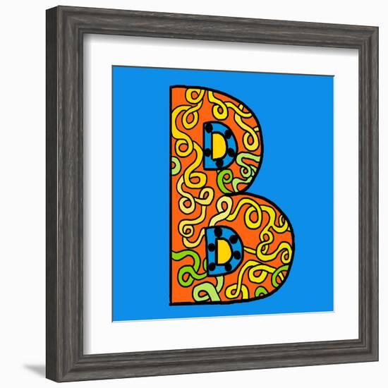 Letter B-Emi Takahashi-Framed Art Print