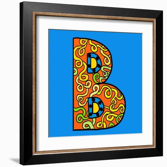 Letter B-Emi Takahashi-Framed Art Print