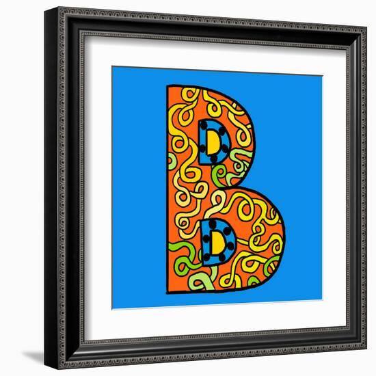 Letter B-Emi Takahashi-Framed Art Print