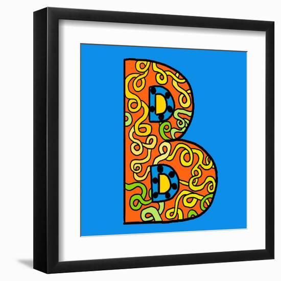 Letter B-Emi Takahashi-Framed Art Print