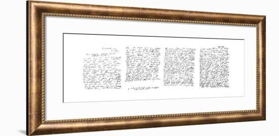 Letter by Ludwig Von Beethoven, 1817-Frederick George Netherclift-Framed Giclee Print