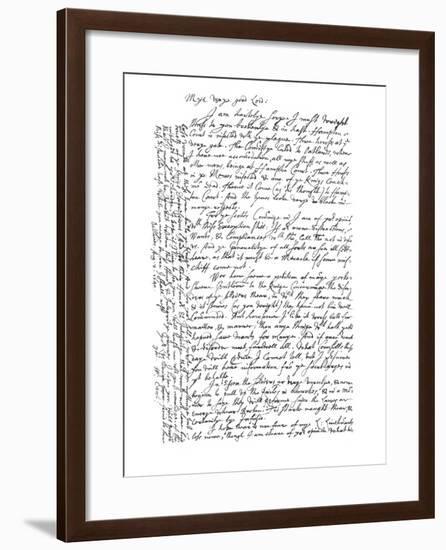 Letter by William Laud, Archbishop of Canterbury, 1640-Frederick George Netherclift-Framed Giclee Print