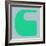 Letter C Green-NaxArt-Framed Art Print