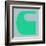 Letter C Green-NaxArt-Framed Art Print