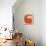 Letter C Orange-NaxArt-Art Print displayed on a wall