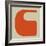 Letter C Orange-NaxArt-Framed Art Print