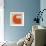 Letter C Orange-NaxArt-Framed Art Print displayed on a wall