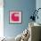 Letter C Pink-NaxArt-Framed Art Print displayed on a wall