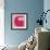 Letter C Pink-NaxArt-Framed Art Print displayed on a wall