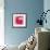 Letter C Pink-NaxArt-Framed Art Print displayed on a wall