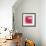 Letter C Pink-NaxArt-Framed Art Print displayed on a wall