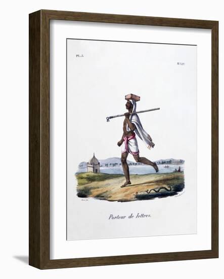 Letter Carrier, 1828-Marlet et Cie-Framed Giclee Print