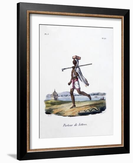 Letter Carrier, 1828-Marlet et Cie-Framed Giclee Print