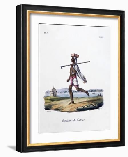 Letter Carrier, 1828-Marlet et Cie-Framed Giclee Print