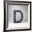 Letter D-badboo-Framed Art Print