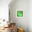 Letter E Green-NaxArt-Framed Art Print displayed on a wall