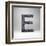 Letter E-badboo-Framed Art Print