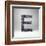 Letter E-badboo-Framed Art Print