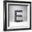 Letter E-badboo-Framed Art Print