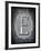 Letter E-LightBoxJournal-Framed Giclee Print