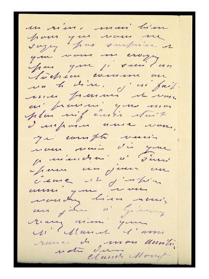 Claude monet essay