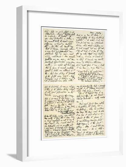 Letter from Elizabeth Barrett Browning to Henry F Chorley, 1859-Elizabeth Barrett-Framed Giclee Print