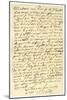 Letter from Emperor Charles V of Spain to Queen Mary of England, 1555-null-Mounted Giclee Print