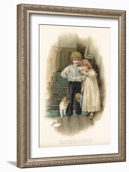 Letter from Father-English School-Framed Giclee Print